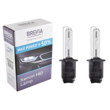 Ксеноновая лампа Brevia H3 +50%, 6000K, 85V, 35W PK22s KET, 2шт