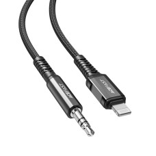 Кабель ACEFAST C1-06 Lightning to 3.5mm aluminum alloy audio cable Black