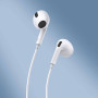 Навушники Baseus Encok 3.5mm lateral in-ear Wired Earphone H17 White