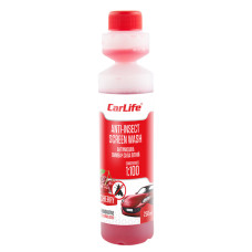 Очиститель стекла Carlife Anti-insect Screen-Wash. Cherry, летний концентрат 1:100