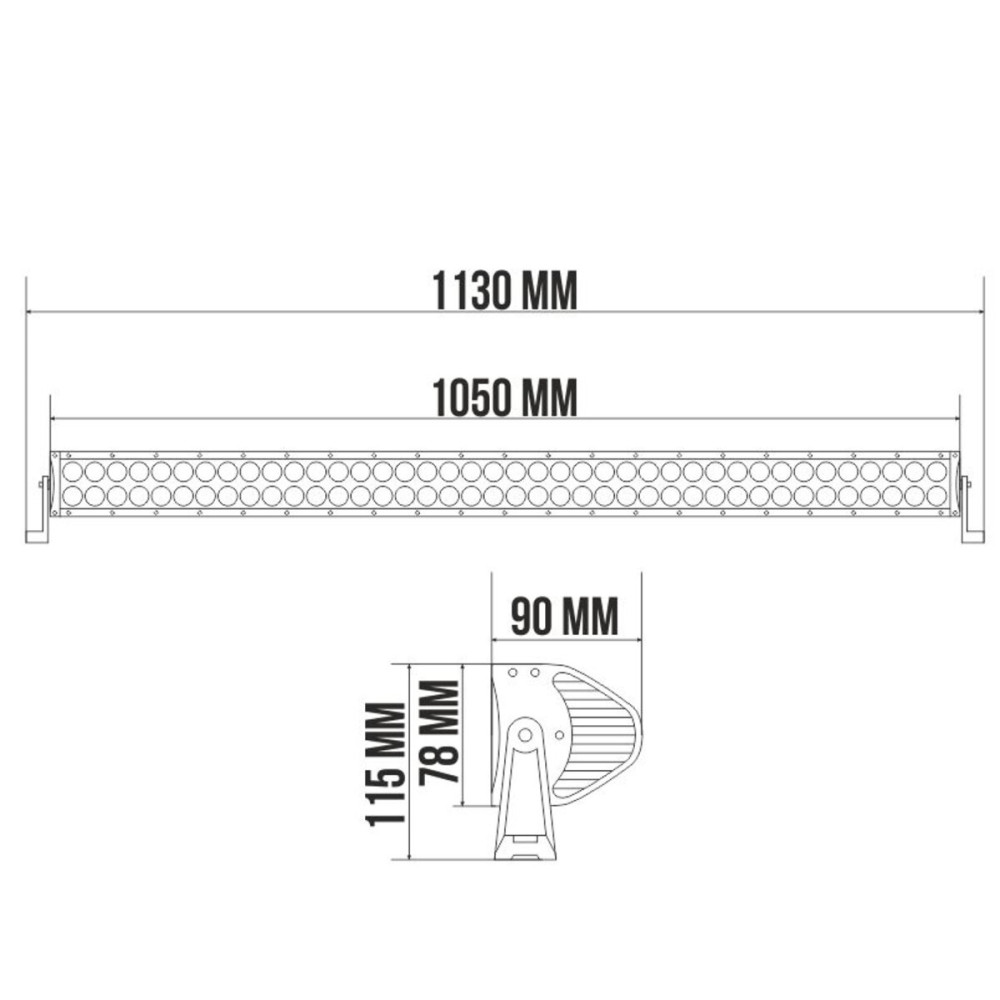 Світлодіодна фара БЕЛАВТО CREE LED 80/3w BOL8003 Combo