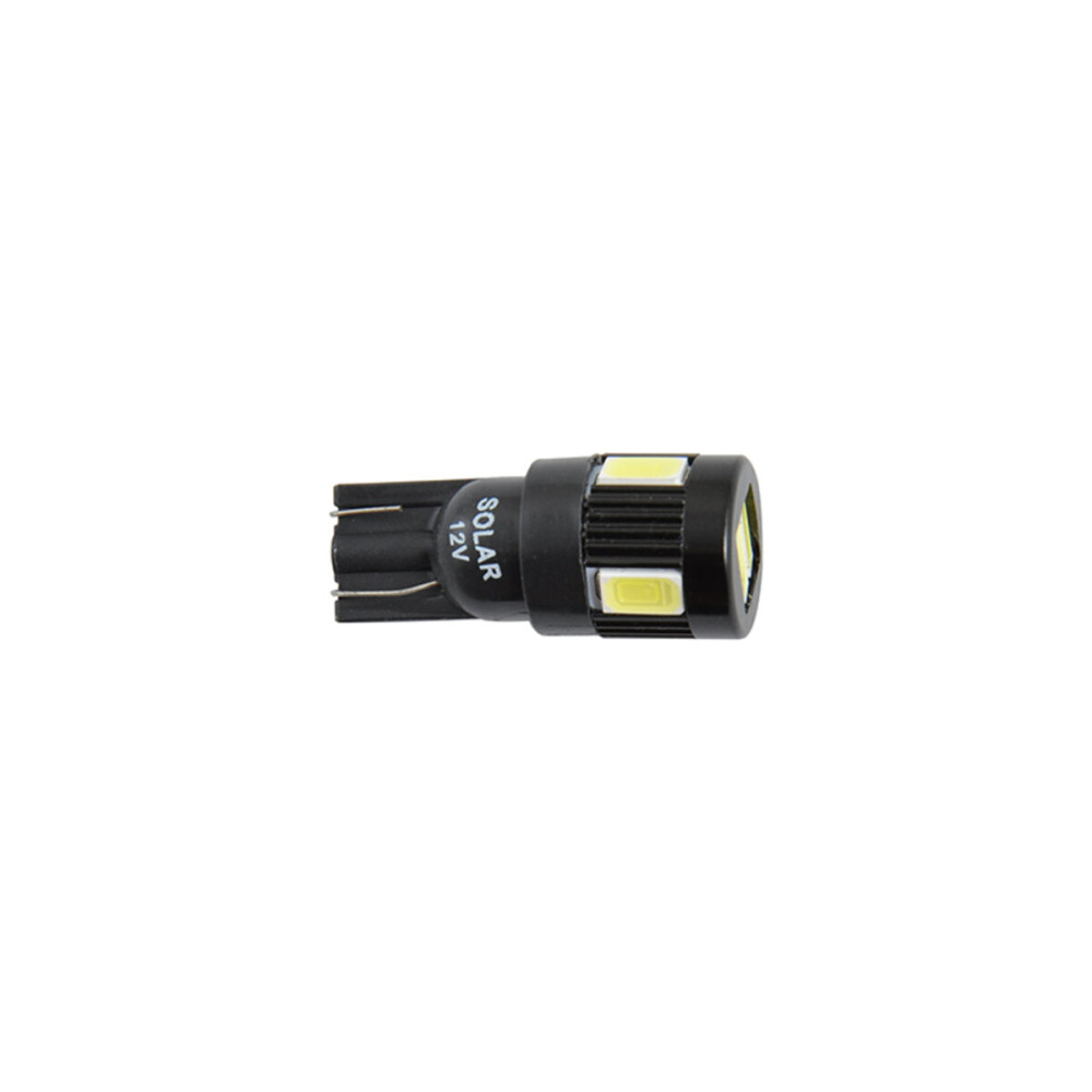 LED автолампа Solar 12V T10 W2.1x9.5d 6SMD 5630 white, 2шт LS286_B2
