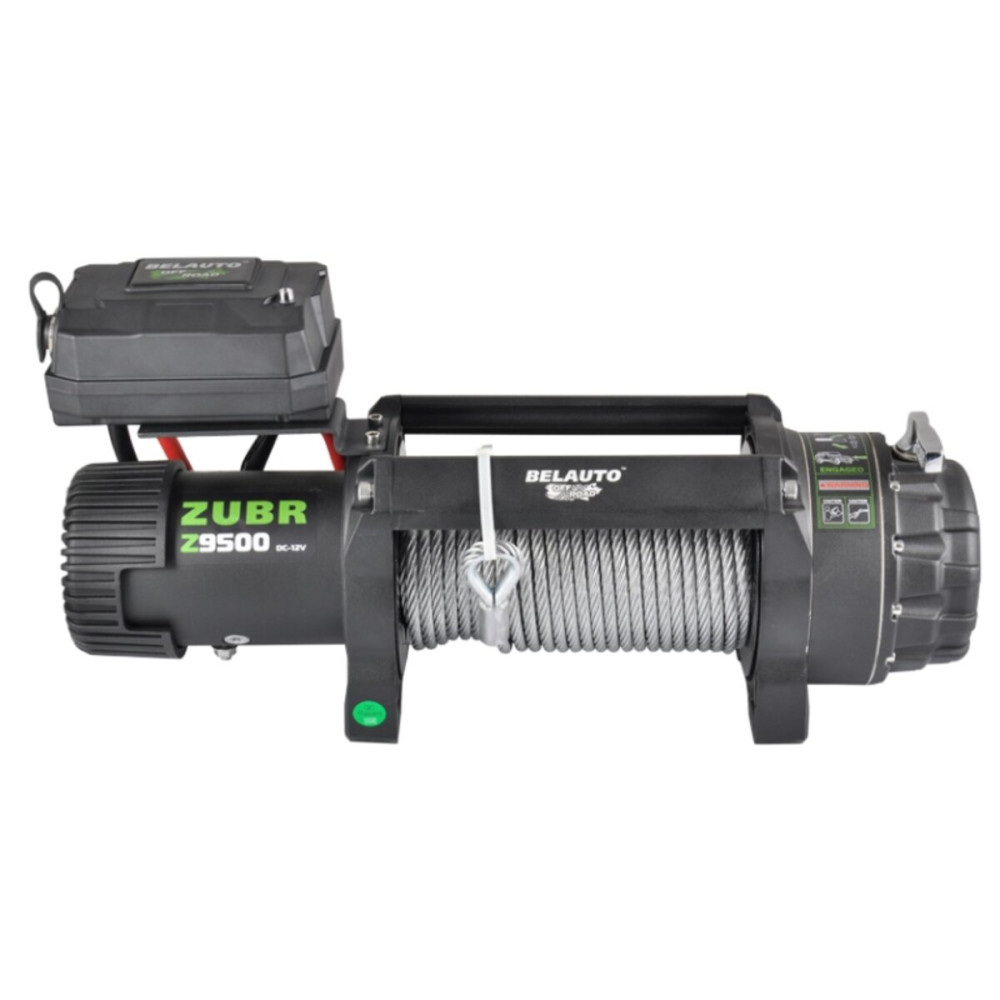 Лебідка BELAUTO ZUBR 9500lbs (6.0hp/4.4kw; 212:1)
