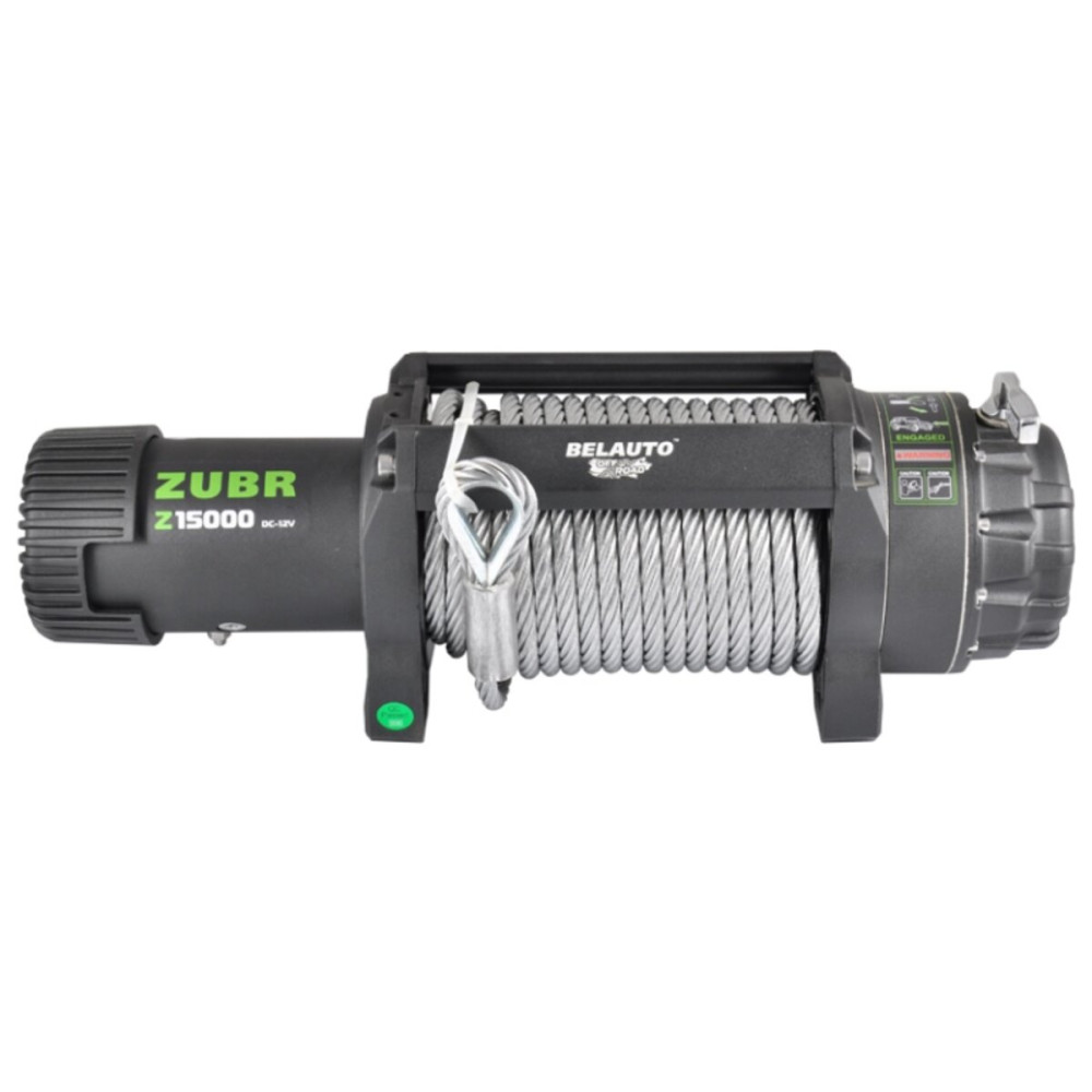 Лебідка BELAUTO ZUBR 15000lbs (6.8hp/5.0kw; 262:1)