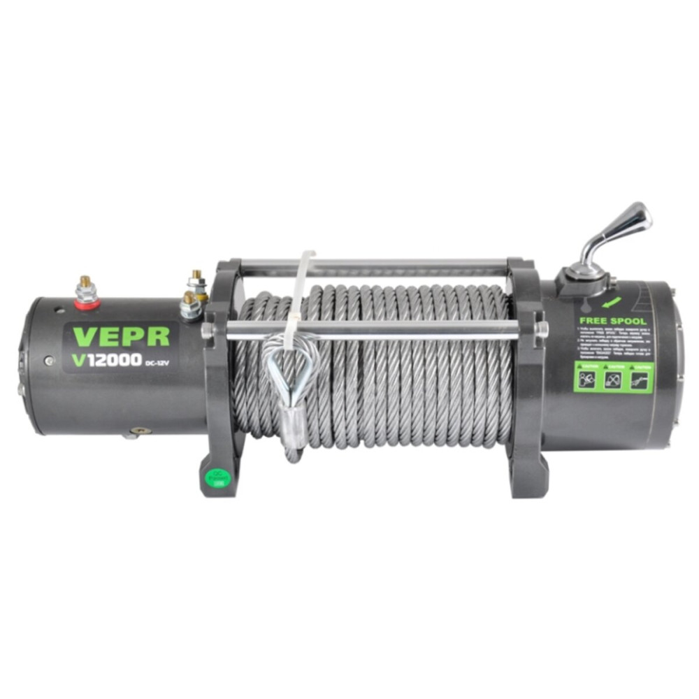 Лебідка BELAUTO VEPR 12000lbs (6.0hp/4.4kw; 265:1)