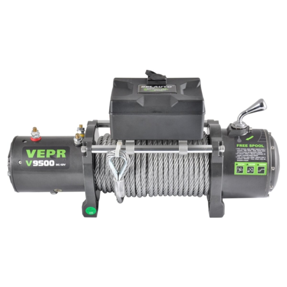 Лебідка BELAUTO VEPR 9500lbs (5.5hp/4.1kw; 265:1)