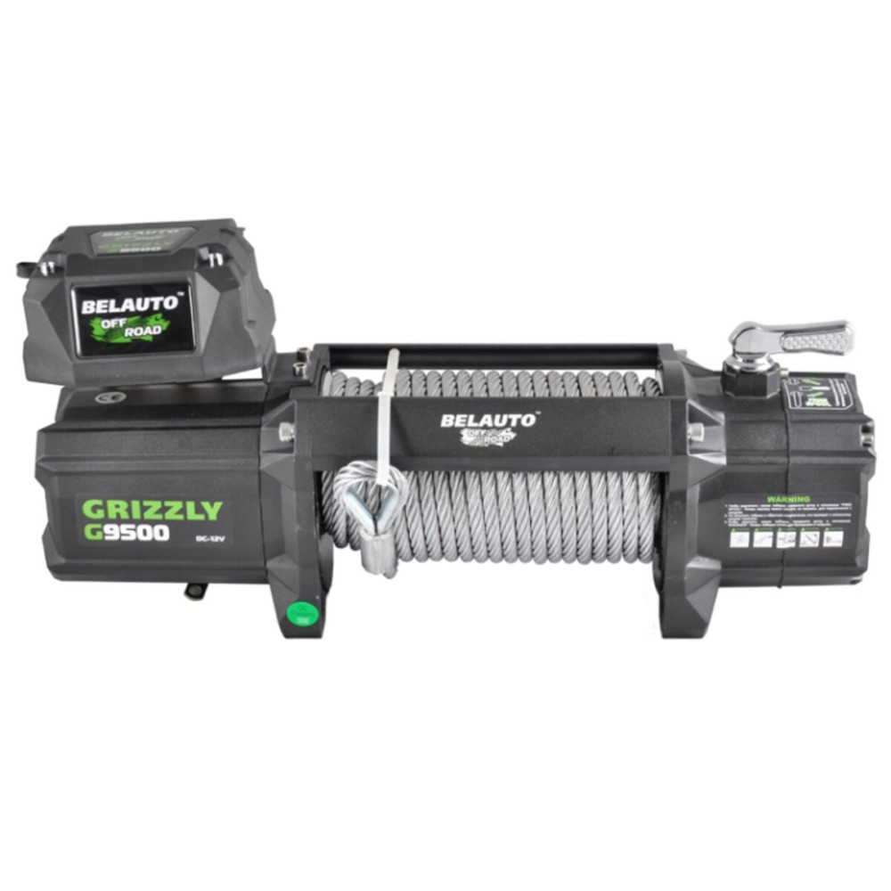 Лебідка BELAUTO GRIZZLI 9500lbs (5.5hp/4.1kw; 218:1)