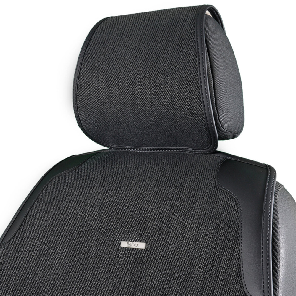 Комплект премиум накидок для сидений BELTEX Verona, black