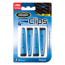 Ароматизатор Aroma Car Clips Aqua, 4x5г