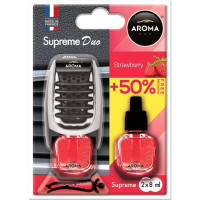 Ароматизатор Aroma Car Supreme Duo Slim Strawberry, 7мл