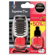 Ароматизатор Aroma Car Supreme Duo Slim Strawberry, 7мл