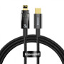 Кабель Baseus Explorer Series Auto Power-Off Fast Charging Data Cable Type-C to IP 20W 2m Black