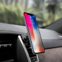 Автомобильный держатель для смартфона HOCO CA52 Intelligent air outlet in-car holder Black+Gray