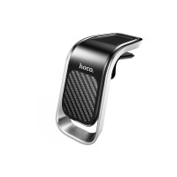 Автомобильный держатель для смартфона HOCO CA74 Universe air outlet magnetic car holder Black+Silver
