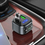 FM-модулятор с зарядным устройствомом HOCO E67 Fighter QC3.0 18W car BT FM transmitter Black
