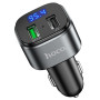 FM-модулятор с зарядным устройствомом HOCO E67 Fighter QC3.0 18W car BT FM transmitter Black