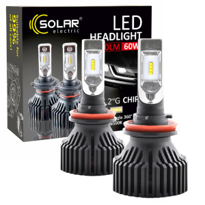 LED Автолампы Solar H11 12/24V 6500K 8000Lm 60W ZES Chip
