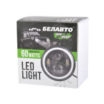 Автолампа светодиодная BELAUTO 10-60V, 60W 4*5W ETI+DRL