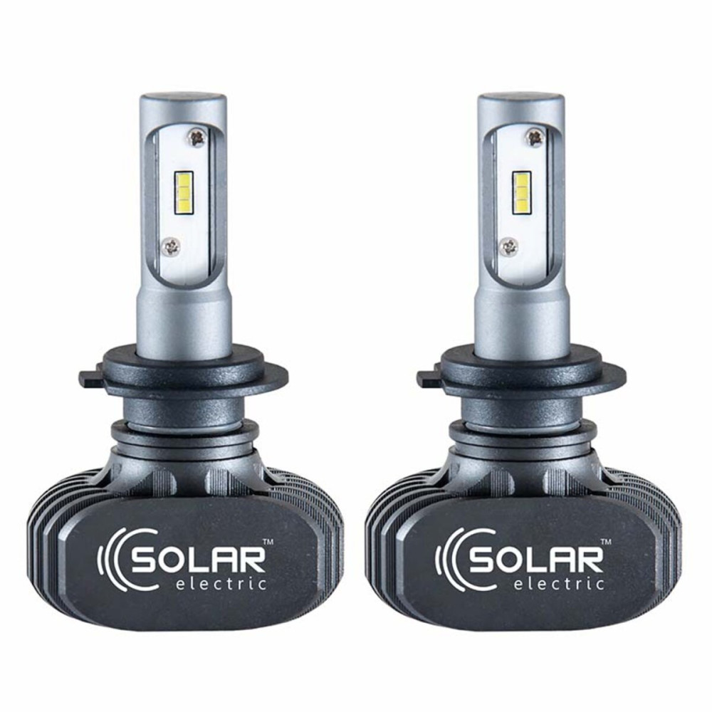 LED автолампа Solar H7 12/24V 6000K 4000Lm 50W Seoul CSP 19x19