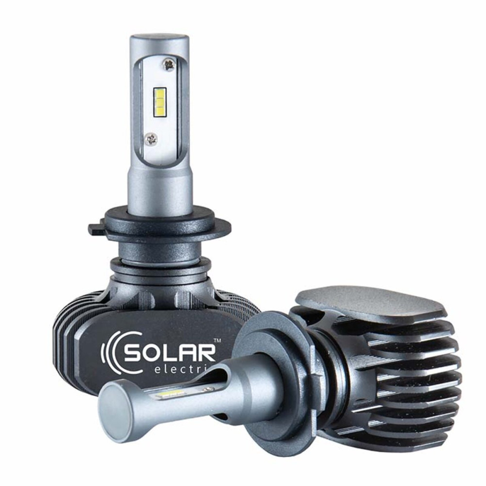 LED автолампа Solar H7 12/24V 6000K 4000Lm 50W Seoul CSP 19x19
