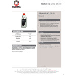 Трансмиссионное масло Comma GEAR OIL EP80W-90 GL 5 1л