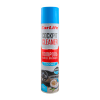 Полироль для панели приборов CarLife Cockpit Cleaner Кокос, 320мл