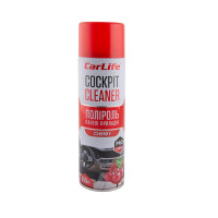 Полироль для панели приборов CarLife Cockpit Cleaner Вишня, 500мл