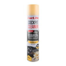 Полироль для панели приборов CarLife Cockpit Cleaner EXTRA MAT Ваниль, 320мл