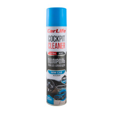 Полироль для панели приборов CarLife Cockpit Cleaner EXTRA MAT Новая машина, 320мл