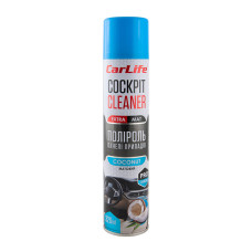 Полироль для панели приборов CarLife Cockpit Cleaner EXTRA MAT Кокос, 320мл