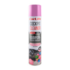 Полироль для панели приборов CarLife Cockpit Cleaner EXTRA MAT Бабл гам, 320мл