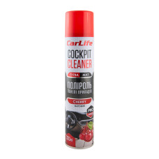 Полироль для панели приборов CarLife Cockpit Cleaner EXTRA MAT Вишня, 320мл