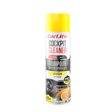 Полироль для панели приборов CarLife Cockpit Cleaner EXTRA MAT Лимон, 500мл