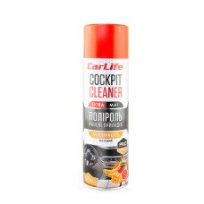 Полироль для панели приборов CarLife Cockpit Cleaner EXTRA MAT Мультифрукт, 500мл