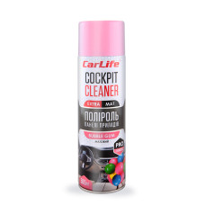 Полироль для панели приборов CarLife Cockpit Cleaner EXTRA MAT Бабл гам, 500мл