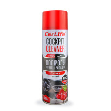 Полироль для панели приборов CarLife Cockpit Cleaner EXTRA MAT Вишня, 500мл