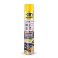 Полироль для панели приборов CarLife Cockpit Cleaner EXTRA MAT Лимон, 750мл