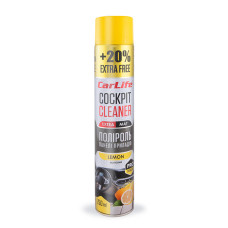Полироль для панели приборов CarLife Cockpit Cleaner EXTRA MAT Лимон, 750мл