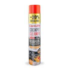 Полироль для панели приборов CarLife Cockpit Cleaner EXTRA MAT Мультифрукт, 750мл