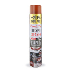 Полироль для панели приборов CarLife Cockpit Cleaner EXTRA MAT Кофе, 750мл