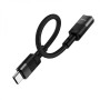 Кабель HOCO U107 Type-C male to iP female adapter cable(L=0.1m) Black