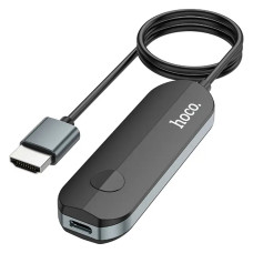 Кабель-перехiдник HOCO UA23 Flowing wireless display adapter(iP version) Black