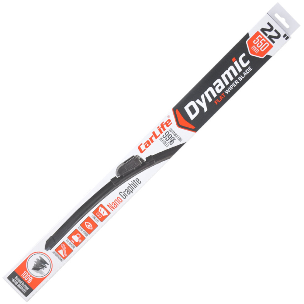 Безкаркасна щітка CarLife DYNAMIC 22/550мм
