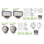 Автолампа світлодіодна BELAUTO EPISTAR Spot LED (4*3w)