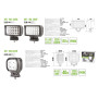 Автолампа светодиодная BELAUTO CREE Flood LED (15*3w)