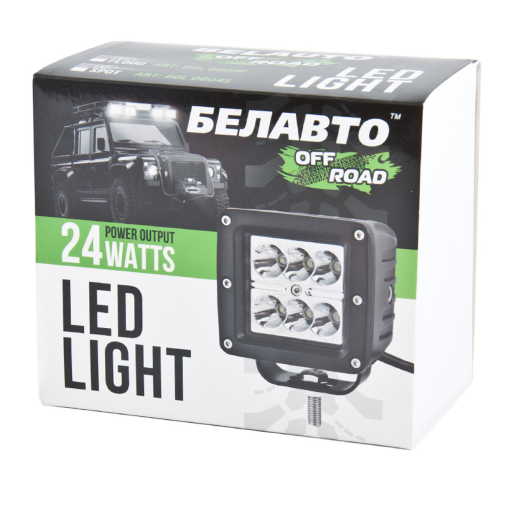 Автолампа светодиодная BELAUTO CREE Flood LED (6*4w)