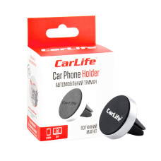 Держатель мобильного телефона автомобильный Carlife магнитный на дефлектор PH611