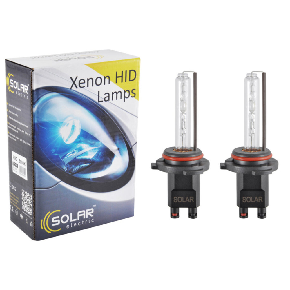 Ксеноновая лампа Solar HB3 (9005) 4300K, 85V, 35W P20d KET, 2шт