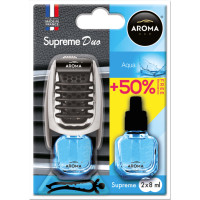 Ароматизатор Aroma Car Supreme Duo Slim Aqua, 7мл