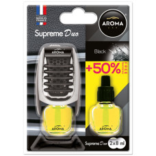 Ароматизатор Aroma Car Supreme Duo Slim Black, 7мл